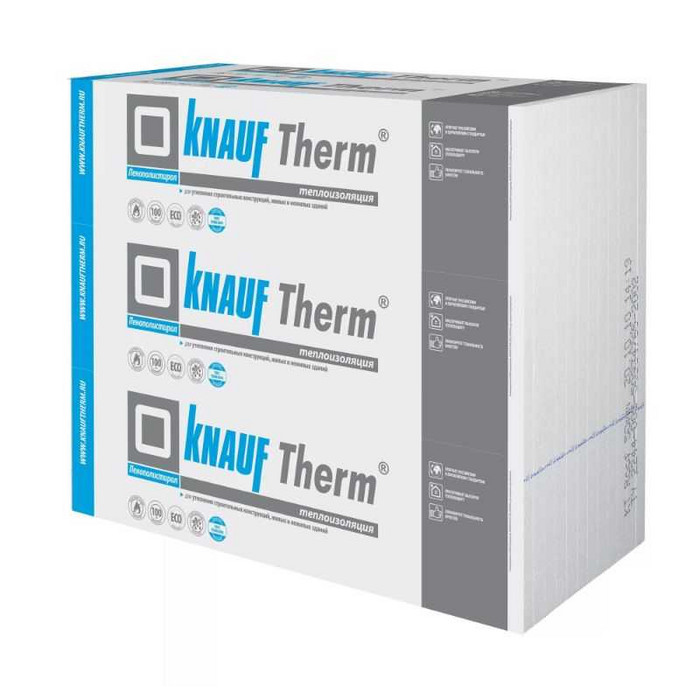 Утеплитель пенополистирол Кнауф Therm Фасад PRO 100х1200х1000 100 мм